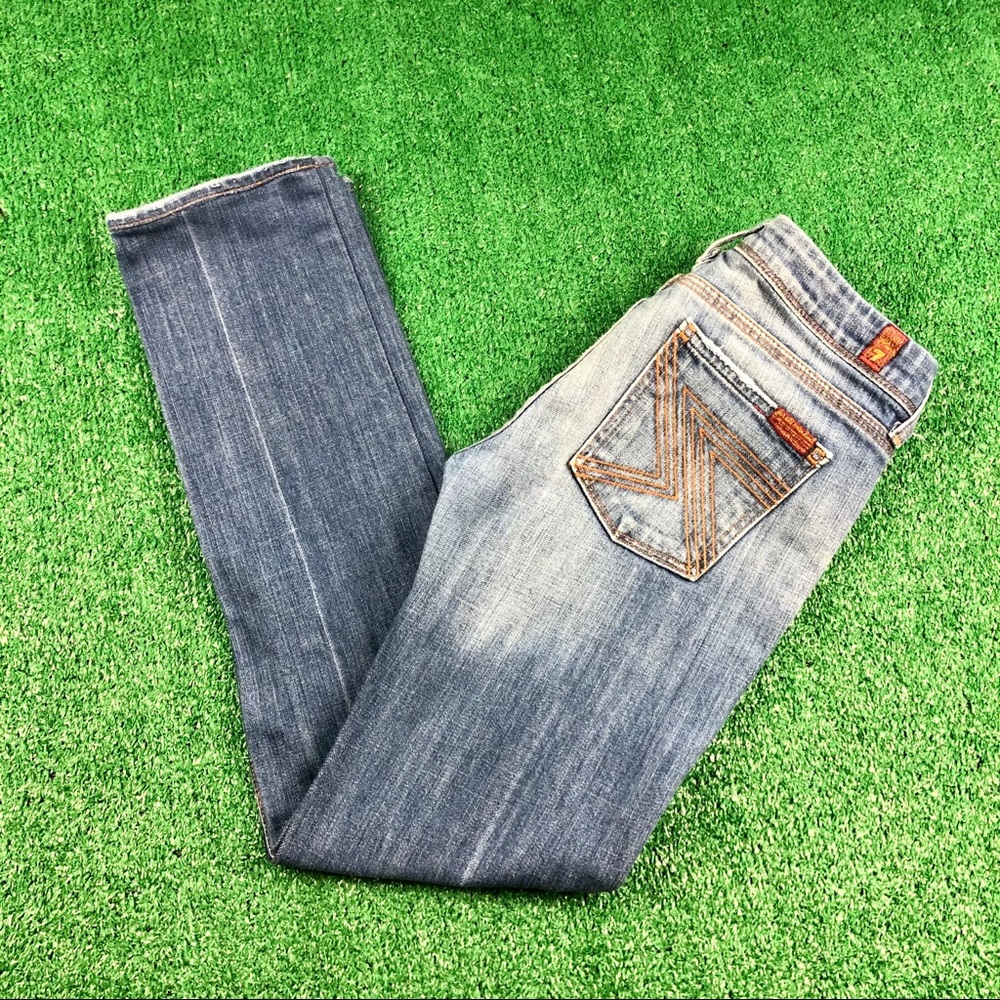 7 For All Mankind Denim Jeans Medium Wash 25